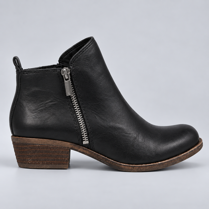 Giulia | Damen Klassische Stiefeletten mit seitlichem Reissverschluss