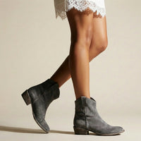 Andrea | Damen Casual Wildleder Winter Stiefel
