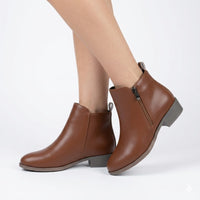 Giulia | Damen Klassische Stiefeletten mit seitlichem Reissverschluss