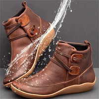 Ilaria | Damen Stilvolle Wasserdichte Stiefeletten zum Schlupfen