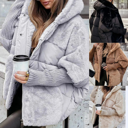 Juliana | Damen Winterjacke mit Kapuze Steppjacke