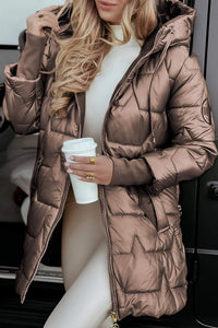 Leonie | Damen Lässige Warme Winterjacke mit Kapuze