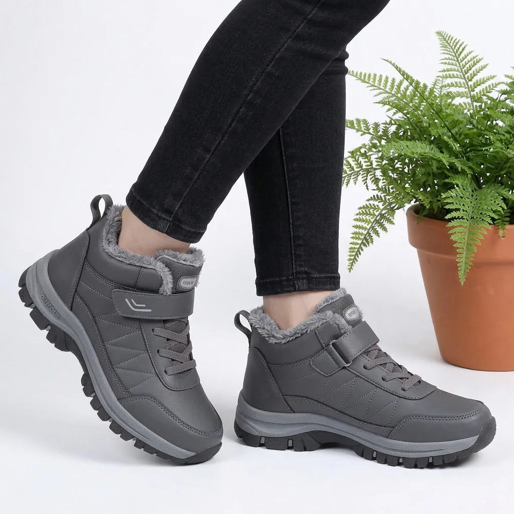 Linda | Damen Bequeme Gefütterte Winterstiefel
