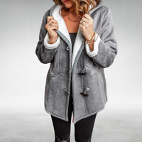 Norina | Damen Kapuzen Winterjacke mit Fleecefutter