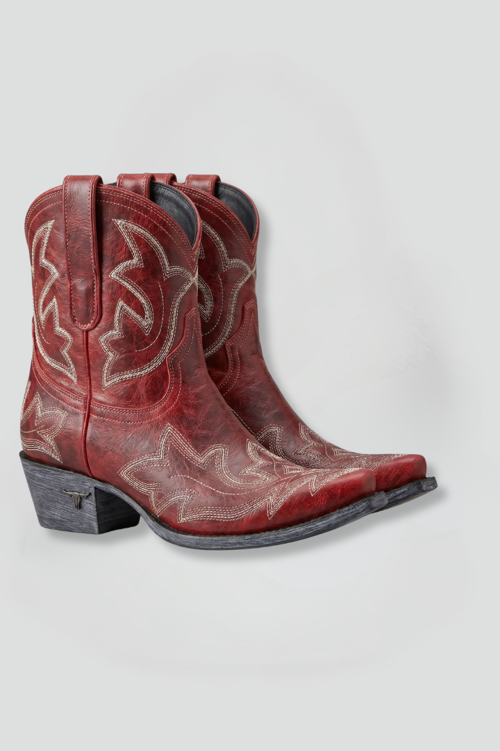Ramona | Damen Bestickte Stiefel im Western-Stil