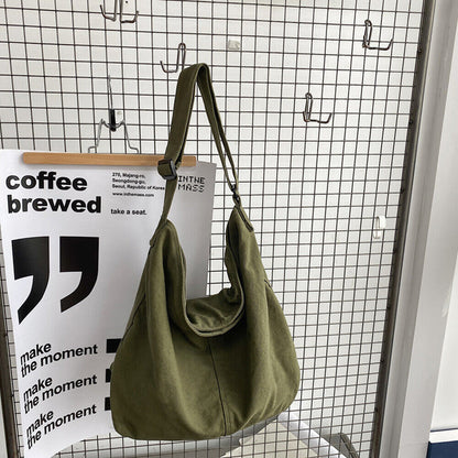 Samira | Damen Geräumige Schultertasche in Weiss