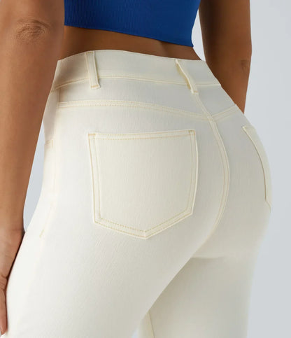 Yara | Damen Bequeme Stretch Jeans gerade geschnitten