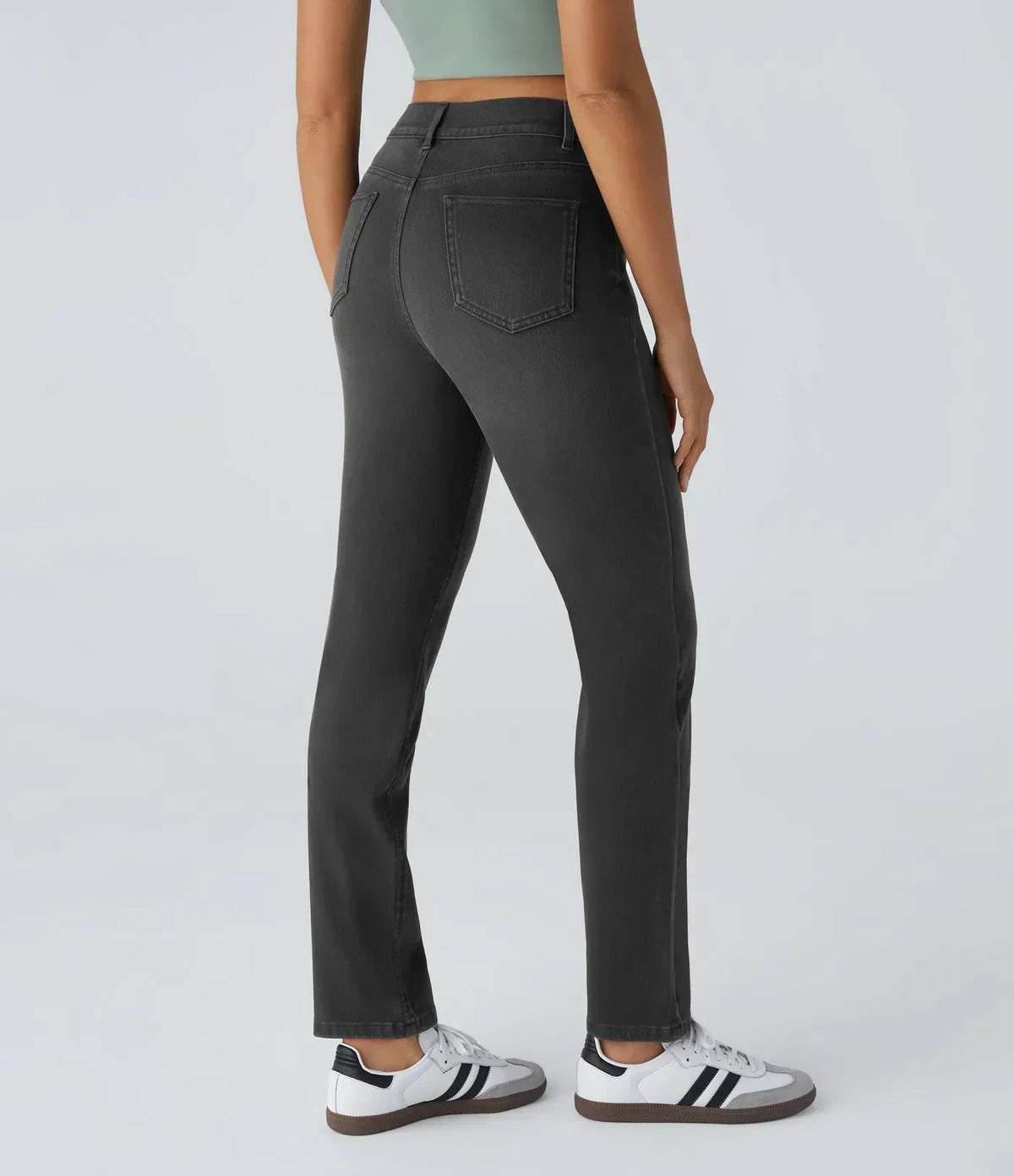 Yara | Damen Bequeme Stretch Jeans gerade geschnitten